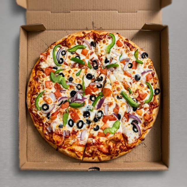 Don Veggie Pizza.